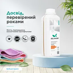 Засіб для миття підлоги DeLaMark Жасмин та апельсинова квітка 1 л (4820152333797) - мініатюра 4