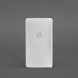 Шкіряний чохол для iPhone 13 Білий - мініатюра 4