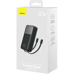 Зовнішній акумулятор Baseus Comet Series Dual-Cable 20000mAh 22.5W P10022509112-00 - мініатюра 6