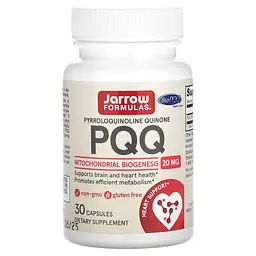 Піролохінолінхінон (PQQ) PQQ 20 mg 30 капсул Jarrow Formulas vit0005119