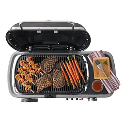 Гриль газовий Weber Traveler LP Stealth чорний (9013075) - мініатюра 3