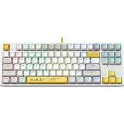 Клавіатура Bloody S87 Energy White [113394] - мініатюра 3