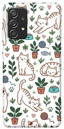TPU чохол Demsky Cats pattern для Samsung Galaxy A72 4G / A72 5G