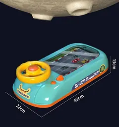 Дитячий музичний електронний симулятор водіння Car Racing Adventure - мініатюра 8