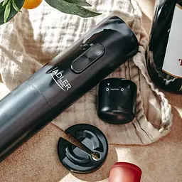 Штопор вина для вина Adler AD 4509 різак для фольги для винних пробок 20-24 мм чорна - мініатюра 8