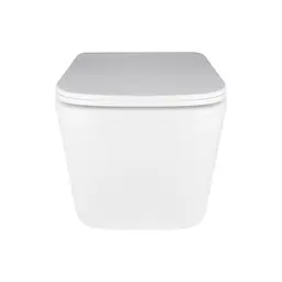 Підвісний унітаз Qtap Crow Ultra Quiet + інсталяція Qtap Nest 4 в 1 (квадратна клавіша Chrome), Білий - мініатюра 6