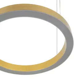 Світильник стельовий Brille підвісний лофт світлодіодний BR-930S/38W WW GBZ - мініатюра 3