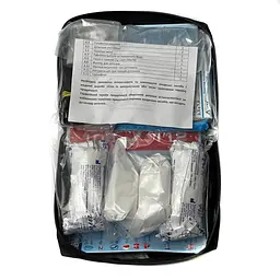 Аптечка автомобільна First Aid Kit 24 одиниці (Новокаїн 0,5%, Вугілля, Джгут) - мініатюра 2