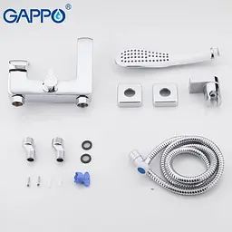 Змішувач для ванни Gappo G3250-8, хром, Хром - мініатюра 5
