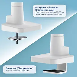 Кронштейн GamePro OfficePro MAG701WBL White Blue MAG701WBL - мініатюра 10
