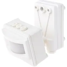 Датчик руху на світло вуличний Brille IP44 De-02 White 159023