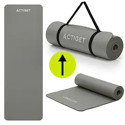 Килимок спортивний Actiget NBR 183 x 61 x 1 cм для йоги та фітнесу ACT0019 Grey - мініатюра 11