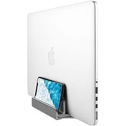 Вертикальна підставка під ноутбук OfficePro LS580G Grey (LS580G) - мініатюра 6