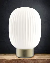 Настільна лампа з акумулятором Goldlux 329837 Latte Led 1x1.8W 2700K 150Lm IP20 Золота - мініатюра 2