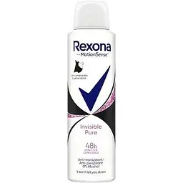 Антиперспірант аерозоль Rexona Invisible Pure 150 мл