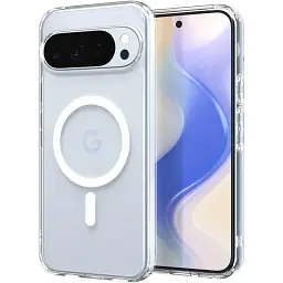 Чохол Spigen Ultra Hybrid MagSafe для Google Pixel 10 Pro XL Clear White (ACS09725) [145617] - мініатюра 2