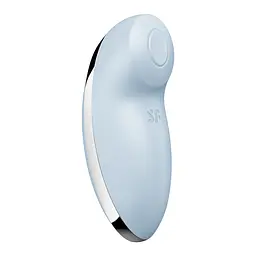 Вібростимулятор-пульсатор Satisfyer Tap & Climax 2 Blue, ефект постукування пальцем - мініатюра 4