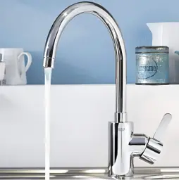 Змішувач для мийки Grohe Eurosmart одноважільний Хром 30412 - мініатюра 6