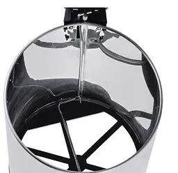 Відро для сміття Mixxus Ellipse-TC0212 SS Color з плавним закриттям, кругле, 12 л, нержавійка (MI8399) - мініатюра 6
