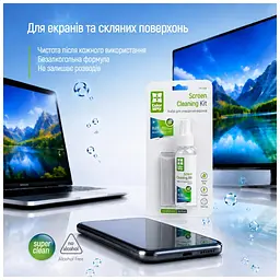 Спрей для очищення ColorWay Screens Cleaning Kit TV/OLED/LED/LCD 60ML + Microfibre (CW-2615) - мініатюра 9