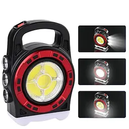 Кемпінговий ліхтар HB-6678L (LED+52SMD+SMD) + сонячна панель + Power Bank + microUSB (3 режими) - мініатюра 3