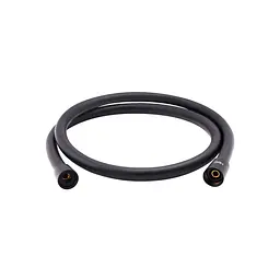 Шланг для ручного душу Qtap Hadice 1200 мм QTHADPVC120B Black Matt, Чорний матовий