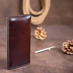 Чоловічий шкіряний гаманець SHVIGEL 19х9,5х1 см acs0016051 - мініатюра 9
