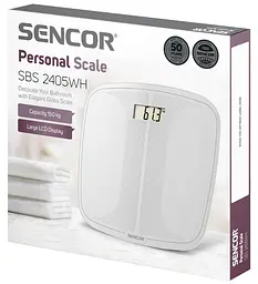 Ваги підлогові Sencor SBS 2405WH (6914091) - мініатюра 2