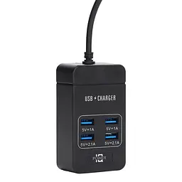 Подовжувач-мережевий фільтр Voltronic ТВ-Т05 розумний 4 порта USB 1.5 м - мініатюра 2
