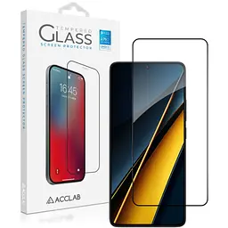 Скло захисне ACCLAB Full Glue Xiaomi Poco X6 Pro Black (1283126588679)