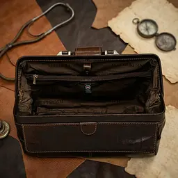 Саквояж з натуральної шкіри Tony Perotti Italico 8051 (90626) Коричневий - мініатюра 7