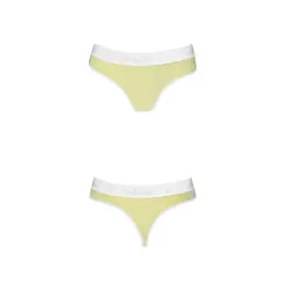 Спортивні трусики-стрінги Passion PS007 PANTIES L, yellow - мініатюра 4