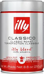 Кава мелена Illy Classico Moka Pot 250 г (8003753915050)