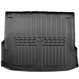 Килимок в багажник 3D для Toyota Highlander (XU70) (2019-...) (5 of 7 Seats) (with sub)