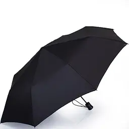 Чоловіча складана парасолька напівавтомат Happy Rain 94 см чорна