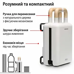 Вафельниця та сендвічниця 2в1 ADE біла з тефлоновим покриттям (KG2138-1) - мініатюра 4