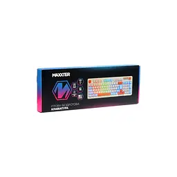 Клавіатура Maxxter KBGW-3C01-UA Wireless UA White (KBGW-3C01-UA) - мініатюра 5