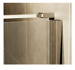 Душова кабіна без піддону Koer SR SC02-100x80x200-TR-01 прозоре скло Easy Clean 8 мм, хром KR5355, Універсальна, прозорий, хром - мініатюра 3