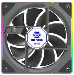 Вентилятор Coolmoon 120мм CM-7PRO-B-R Reverse (CM-7PRO-B-R) Black - мініатюра 6