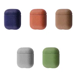 Чохол Leather Case AirPods 1/2 в асортименті