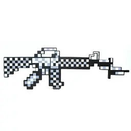 Піксельний залізний автомат Minecraft майнкрафт. Оригінал - мініатюра 1
