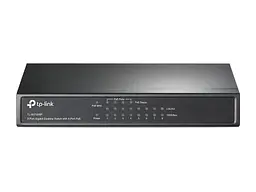 Комутатор TL-SG1008P, 8x100/1000 Mb/s, PoE 65.2W, металевий корпус TP-Link teh0028233