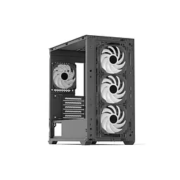 Корпус для ПК AeroCool D301A-G-BK-v2 Black (ACCS-DS03043.11) - мініатюра 6