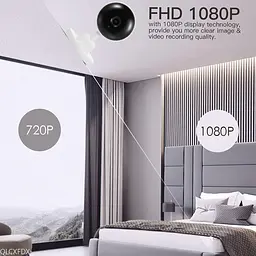 Відеоняня WiFi Smart Camera 1080P, бездротова IP-камера з датчиком руху, нічним баченням - мініатюра 5