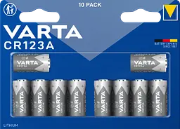 Уцінка. Батарейка Varta CR 123A Bli, 3 V, 10 шт. (6205301461) 