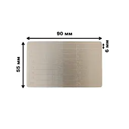Металева пластина для зберігання сід-фрази Tether Mini Plate 55×90 мм (1 шт) - мініатюра 5