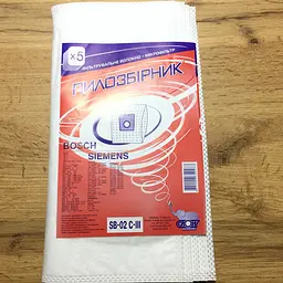 Мішки для пилососу Bosch, Siemens, Слон SB-02 C-3 (5 штук в упаковці) Type G - мініатюра 2