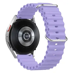 Силіконовий ремінець Hump для Xiaomi Amazfit GTS 22e34 mini - фіолетовийширина кріплення 20ммWatchbands (W23-7WB23969021) - мініатюра 2