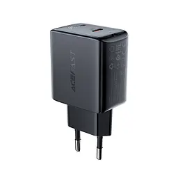 Мережевий зарядний пристрій Acefast A1 Type-C PD 20W чорний - мініатюра 3