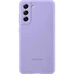 Оригінальний силіконовий чохол Silicone Cover для Samsung Galaxy S21 FE (G990) Lavender EF-PG990TVEGRU